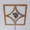 Ekena Millwork Statesman Wood Fretwork Pierced Ceiling Medallion, Walnut, 28"OD x 17 7/8"ID x 3/8"T CMWP28X28X0375STWA - alternate 9